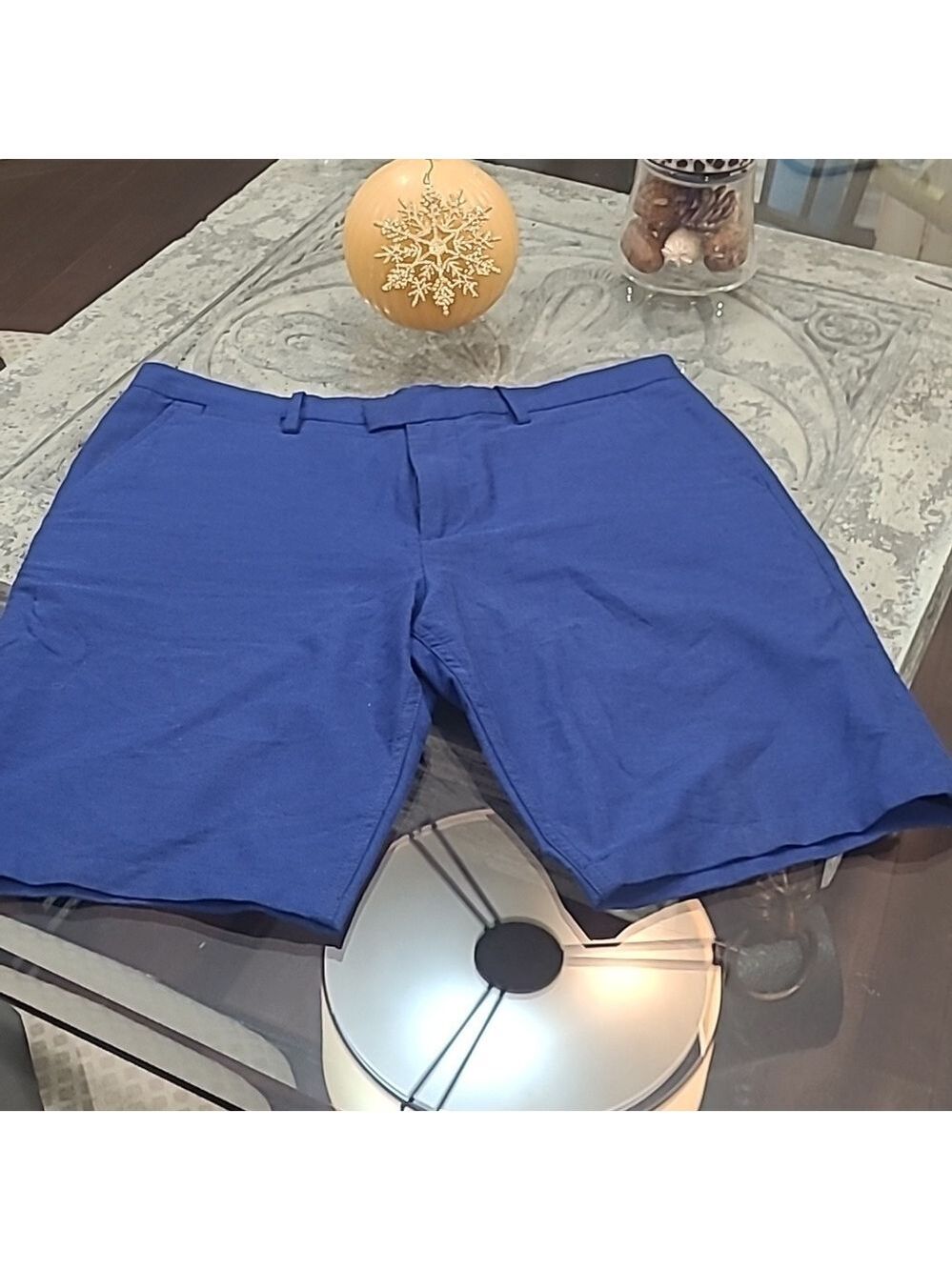 FRED PERRY  MEN'S CLASSIC TWILL 5 POCKET CHINO SHORTS IN NAVY new  waist 34
